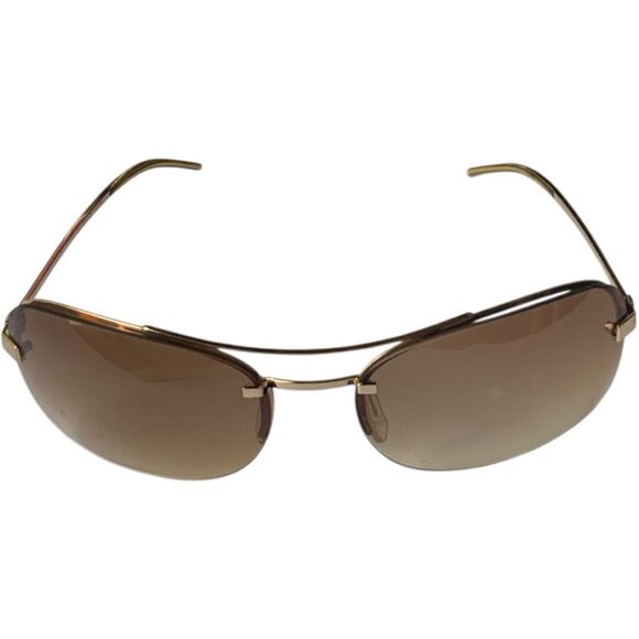Dolce & Gabbana Gold and Brown Sunglasses main image 4